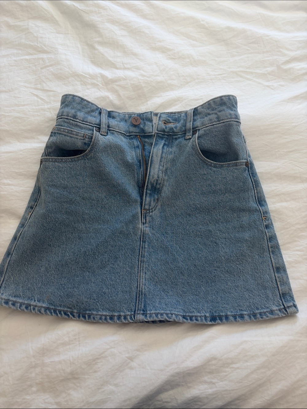 ABrand Jeans Denim A-Line Skirt